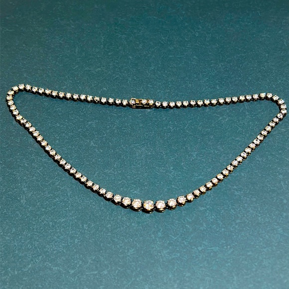 Charles Winston Edition CZ Tennis Necklace - Picture 2 of 5